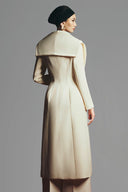 Cline Wrap Side Pocket Polyester Calf Length Trench Coat for women, from Maison Des Copains, The Viet Concept