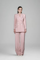 Alwen A-line Double Breasted Cotton Blazer for women, from White Plan, the Viet Concept