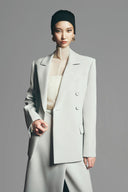 Arnold Straight Square Shoulder Polyester Blazer for women, from Maison Des Copains, The Viet Concept