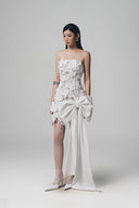 White Orchid Mini Dress for women, from Keira Tong, The Viet Concept