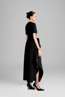 Delarosa Short Sleeved Polyester Ankle Length Dress for women, Maison Des Copains, the Viet Concept