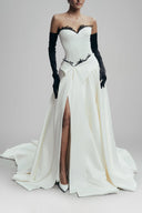 Ascendant Quietude Overskirt for women, from LINH DOAN, The Viet Concept