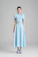 Irissy A-line Round Neck Polyester Ankle Length Dress for women, from Maison Des  Copains