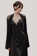 Black Vera Premium Lace Nightdress for women, from DORO, The Viet Concept