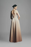 Lamium A-line Back Zipper Jacquard Floor Length Dress for women, from Maison Des Copains, the Viet Concept