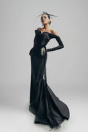 Glowing Embers Silk Maxi Dress for women, from LINH DOAN, The Viet Concept