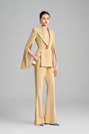 Esteban A-line V-Neck Polyester Blazer for women, from Maison Des Copains, The viet Concept