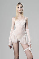 Siren Lace Set With Suit, Gloves,Thigh Bow for women, from SEXY M, The Viet Concept