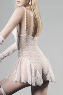 Siren Lace Set With Suit, Gloves,Thigh Bow for women, from SEXY M, The Viet Concept