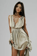 Avocado Set With Robe And Dress for women, from SEXY M, The Viet Concept