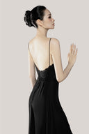 Black Elodie Long Dress for women, from DORO, The Viet Concept