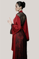 Ruby Amelie Long Robe Lace Back for women, from DORO, The Viet Concept