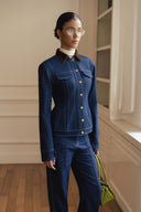 Ammi High-Rise Flared Jeans for women, from HOBB, The Viet Concept 