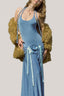 Ocean Meris Halter Neck Maxi Dress for women, from La Vierge, The Viet Concept 