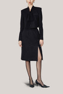 Soleil Cropped V-Neck Twill Jacket for women, from HOBB, The Viet Concept 