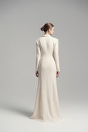 L'ALLÉE • Chic Draped Blazer Evening Dress