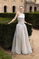 Natalie Étoile White Tulle Corset Gown for women, from JOSEPHINE, The Viet Concept 