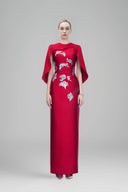 Lustre Reverie Gown in Red for women, from Tiny Ink, The Viet Concept 