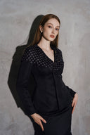 Patrick Hand-Embellished Satin Organza Gown for women, from DANG PHONG DESIGNER, The Viet Concept