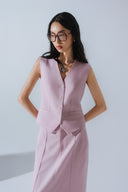 HOBB • Tailored Twill Waistcoat