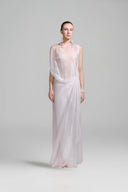 Bellona Luxe Sheer Lace Georgette Layered Dress for women, from ARTI, The Viet Concept 