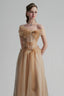 Brown Yloria Maxi Dress for women, from Calista, The Viet Cocnept 