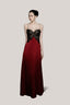 Ruby Fleur Lace Long Dress Side Sklit for women, from DORO, the Viet Concept 