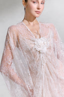 Aure Shimmer Lace Draped Dress for women, from ARTI, The Viet Concept 