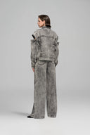 Open-Shoulder Point Collar Jacket for women, from GVLUX, The Viet Concept 