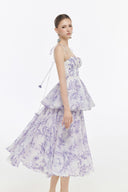 Tina Sunrise Chiffon Maxi Dress for women, from JOSEPHINE, The Viet Concept 