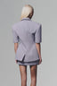 Grey Shortsleeve Blazer for women, from Keira Tong, the Viet Concept 