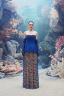 21SIX • Kailani Royal Taffeta Crystal Evening Gown