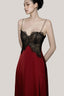 Ruby Fleur Lace Long Dress Side Sklit for women, from DORO, the Viet Concept 