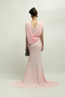 Celian Dress Draped Clasp Mermaid Gown for women, from JENNY K TRAN, The Viet Concept 