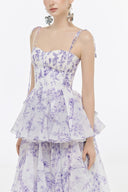 Tina Sunrise Chiffon Maxi Dress for women, from JOSEPHINE, The Viet Concept 