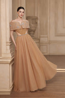 Hillary Crystal Sculpted Evening Dress for women, from JOSEPHINE, The Viet Concept 