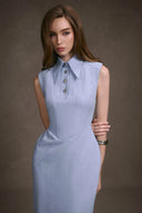 KEIRA TONG • Sculpted Sleeveless Dress