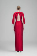 Lustre Reverie Gown in Red for women, from Tiny Ink, The Viet Concept 