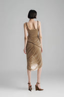 Chocolate Asymmetrical Wrap Top for women, from Must, Have, The Viejt Concept
