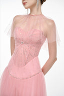Isabella Blush Sculpted Silhouette Gown for women, from JOSEPHINE, The Viet Concept 