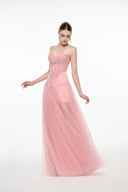 Isabella Blush Sculpted Silhouette Gown for women, from JOSEPHINE, The Viet Concept 