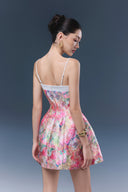 Rina Floral Taffeta Mini Dress for women, from JOSEPHINE, The Viet Concept 