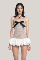 White Wyna Mini Dress for women, from Huelley Rose, The Viet Concept
