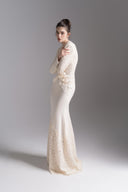 L'ALLÉE • Opaline Bloom Lace Evening Dress