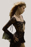 Velia Lace Mullet Mini Dress for women, from La Vierge, The Viet Concept 