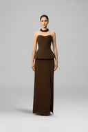 EEGEN STUDIO • Zahra Sculpted Strapless Column Set