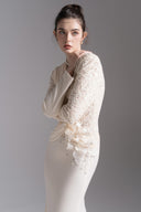 L'ALLÉE • Opaline Bloom Lace Evening Dress