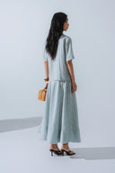 HOBB • Tailored Boxy Linen-Blend Shirt
