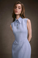 KEIRA TONG • Sculpted Sleeveless Dress