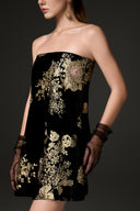 Valeria Rose Embellished Velvet Dress for women, from IHF STUDIO, The Viet Concept